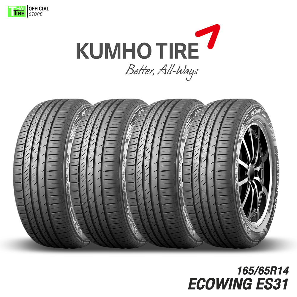 ยางรถยนต์ KUMHO รุ่น ECOWING ES31 ขนาด 165/65R14 จำนวน 4 เส้น_0